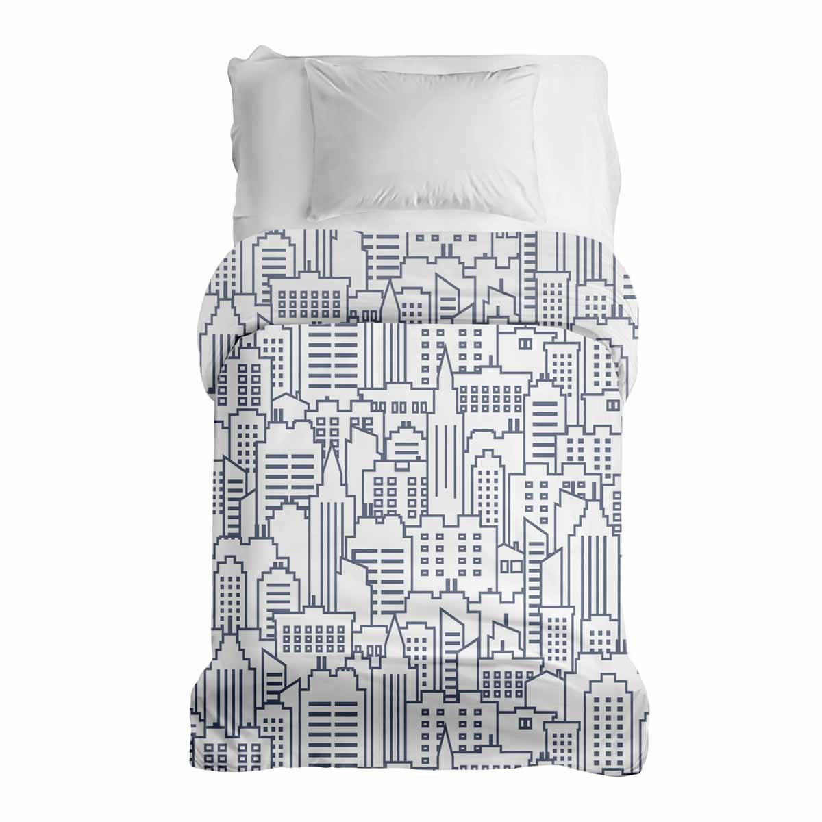 Coperta terapeutica originale - Rivestimento in cotone bianco New York