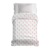 Set di biancheria da letto con coperte terapeutiche bianco con bastoncini di zucchero