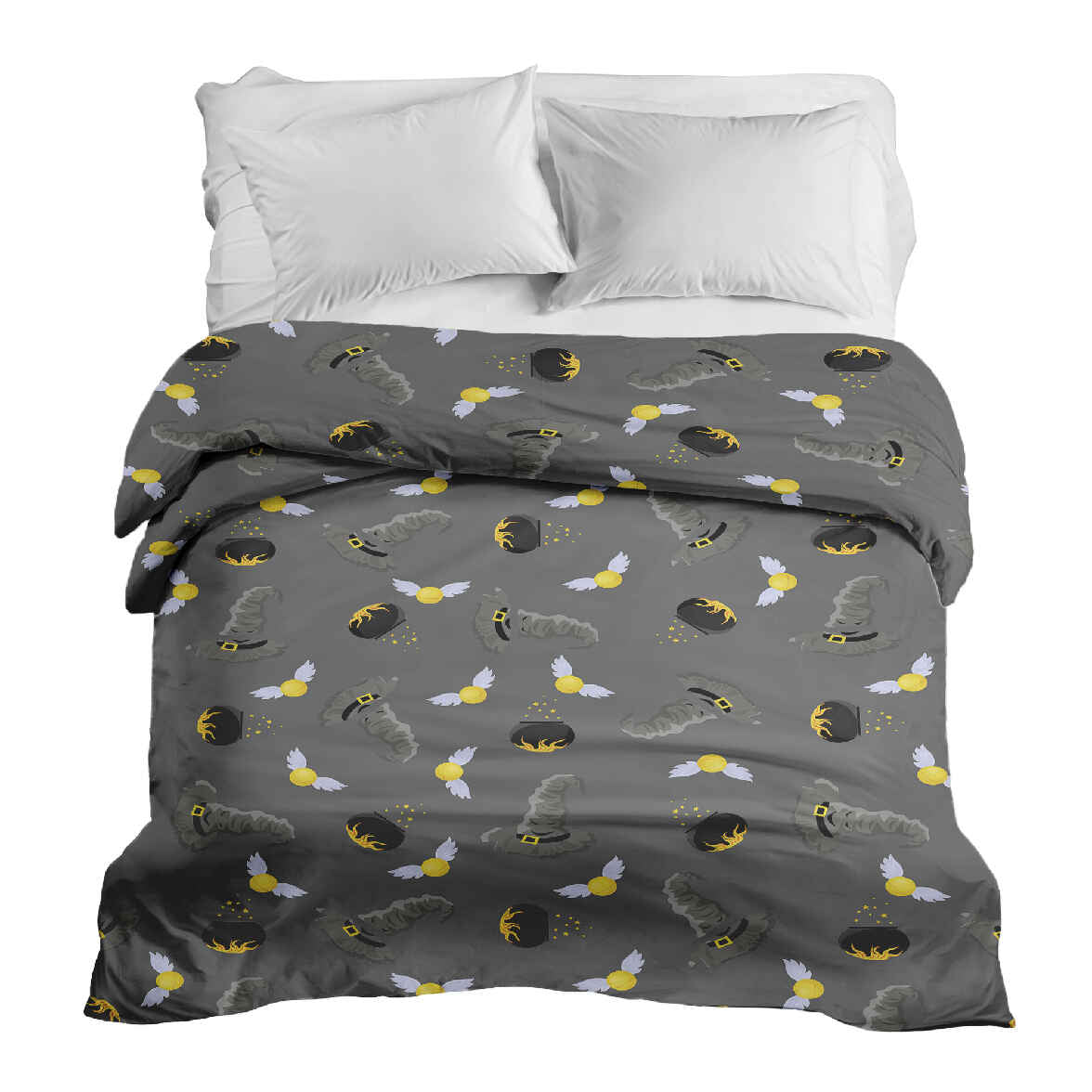 Coperta terapeutica originale - Rivestimento in cotone grigio Zauberhut