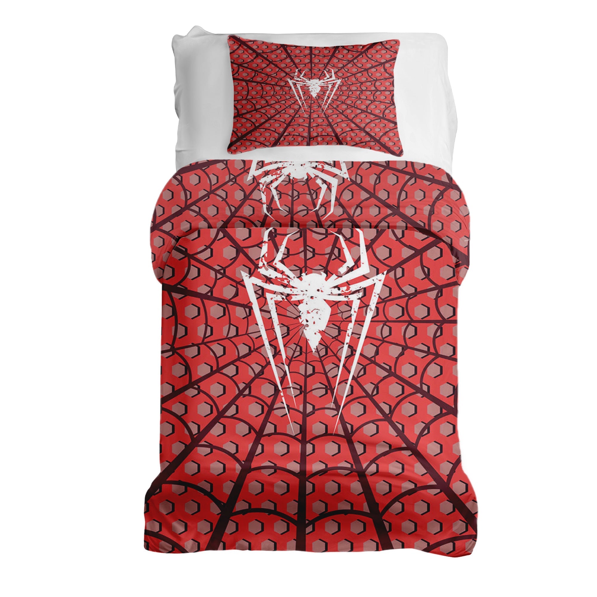 Set copripiumino coperta terapeutica Spiderman ragno