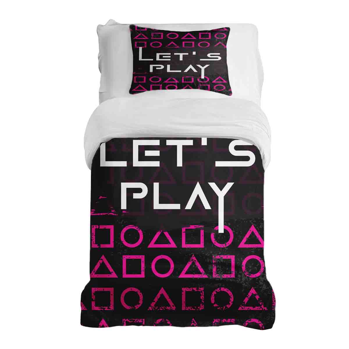 Set di biancheria da letto con coperta terapeutica Let's Play