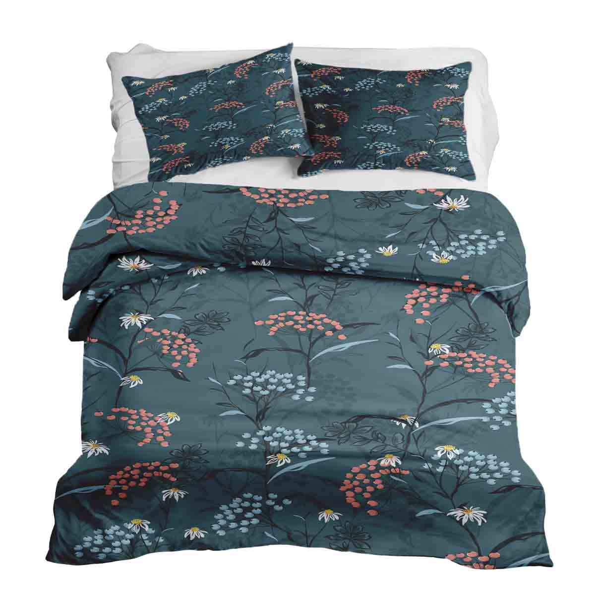 Set di biancheria da letto con coperte terapeutiche Fiori di primavera