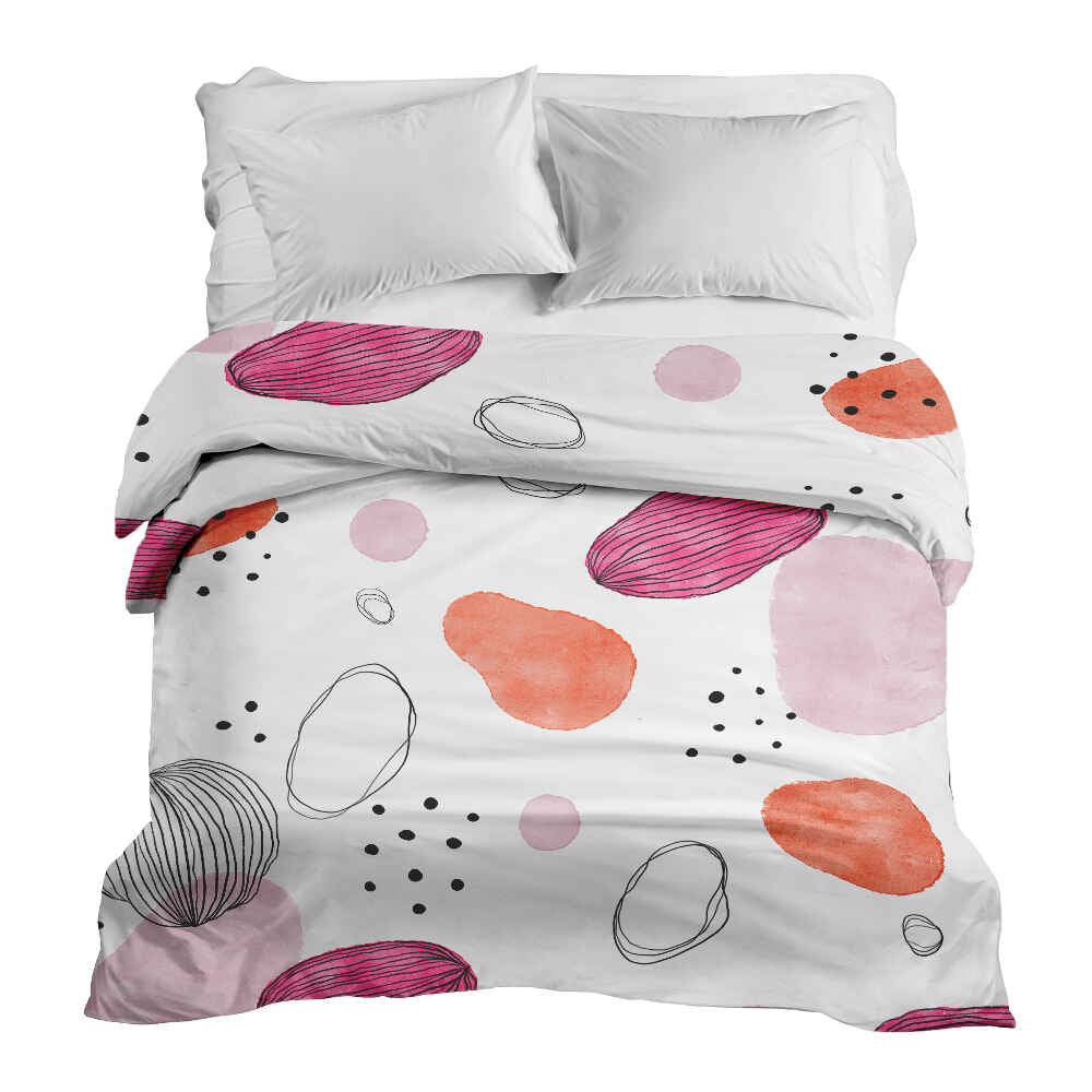 Coperta terapeutica originale - Rivestimento in cotone cerchi astratti