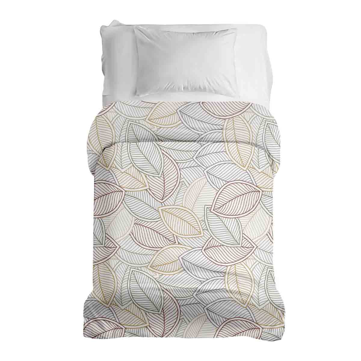 Coperta terapeutica originale - Rivestimento in cotone con foglie di palma colorate
