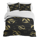 Set di biancheria da letto con coperta terapeutica lampo gialla