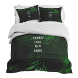 Set di biancheria da letto con coperte terapeutiche verde Looks Like