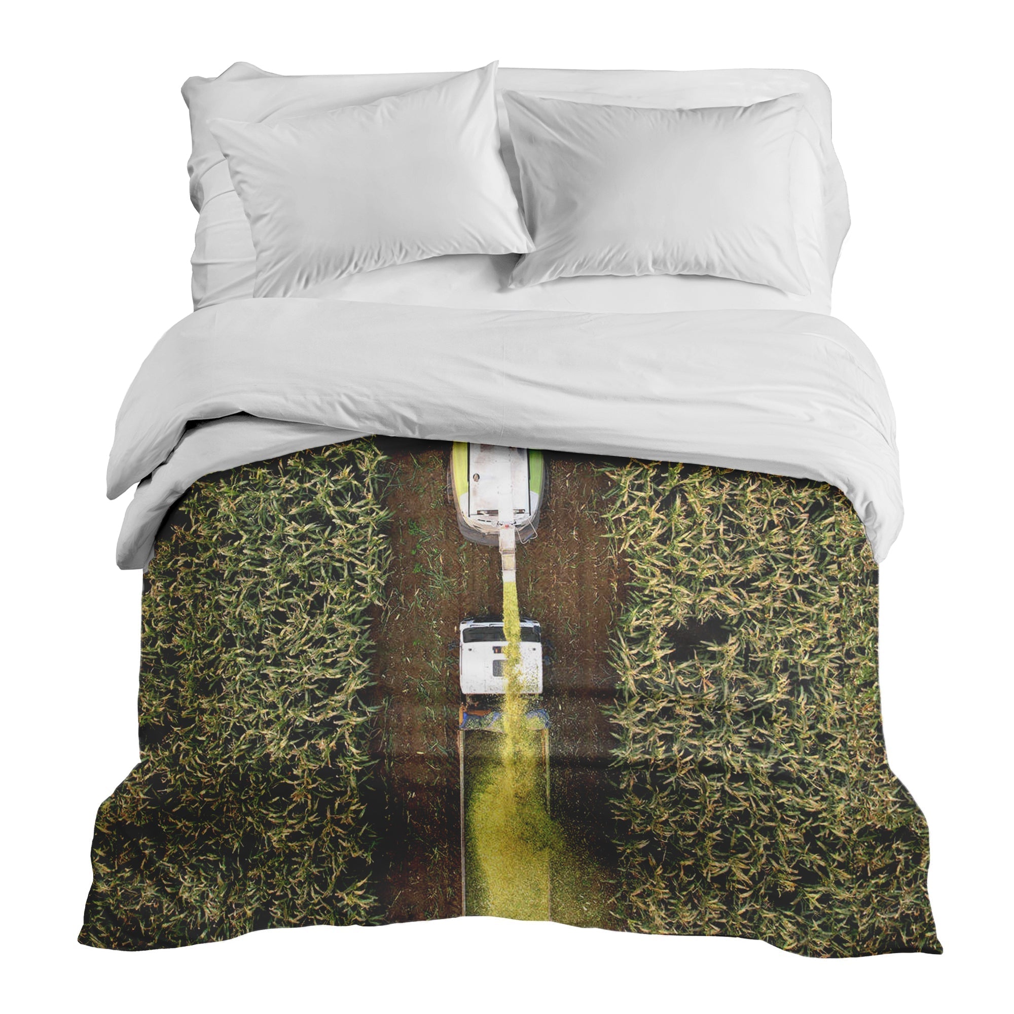 Coperta terapeutica originale - Rivestimento in cotone Campo verde