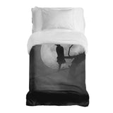 Coperta terapeutica originale - Rivestimento in cotone Corvo al chiaro di luna