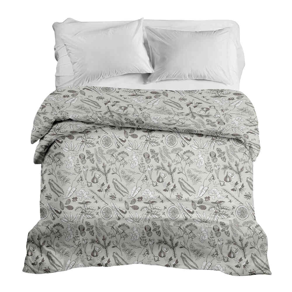 Coperta terapeutica originale - Rivestimento in cotone grigio spezie