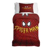 Set di biancheria da letto con coperta terapeutica rossa Spiderman