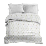 Set di biancheria da letto con coperte terapeutiche quadrati dorati