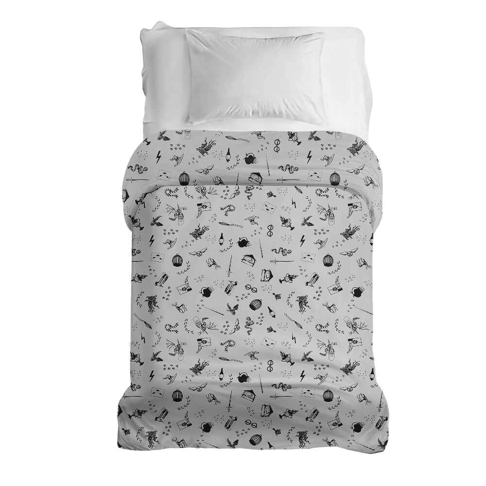 Coperta terapeutica originale - Rivestimento in cotone grigio Zauberei