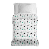 Coperta terapeutica originale - Rivestimento in cotone bianco Indiani