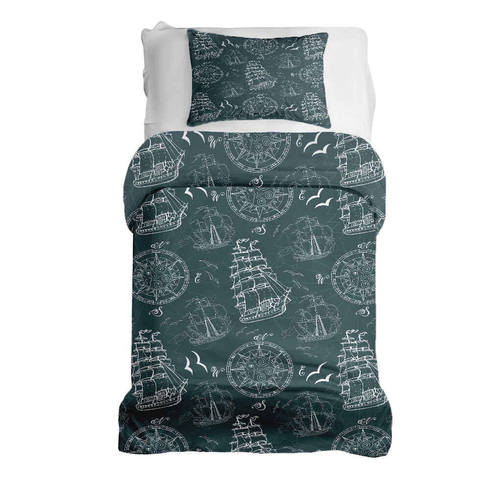 Set di biancheria da letto con coperte terapeutiche e navi