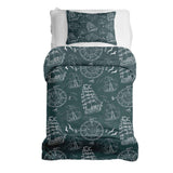 Set di biancheria da letto con coperte terapeutiche e navi
