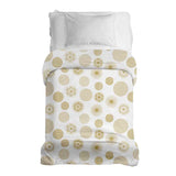 Coperta terapeutica originale - Rivestimento in cotone decorazioni natalizie dorate