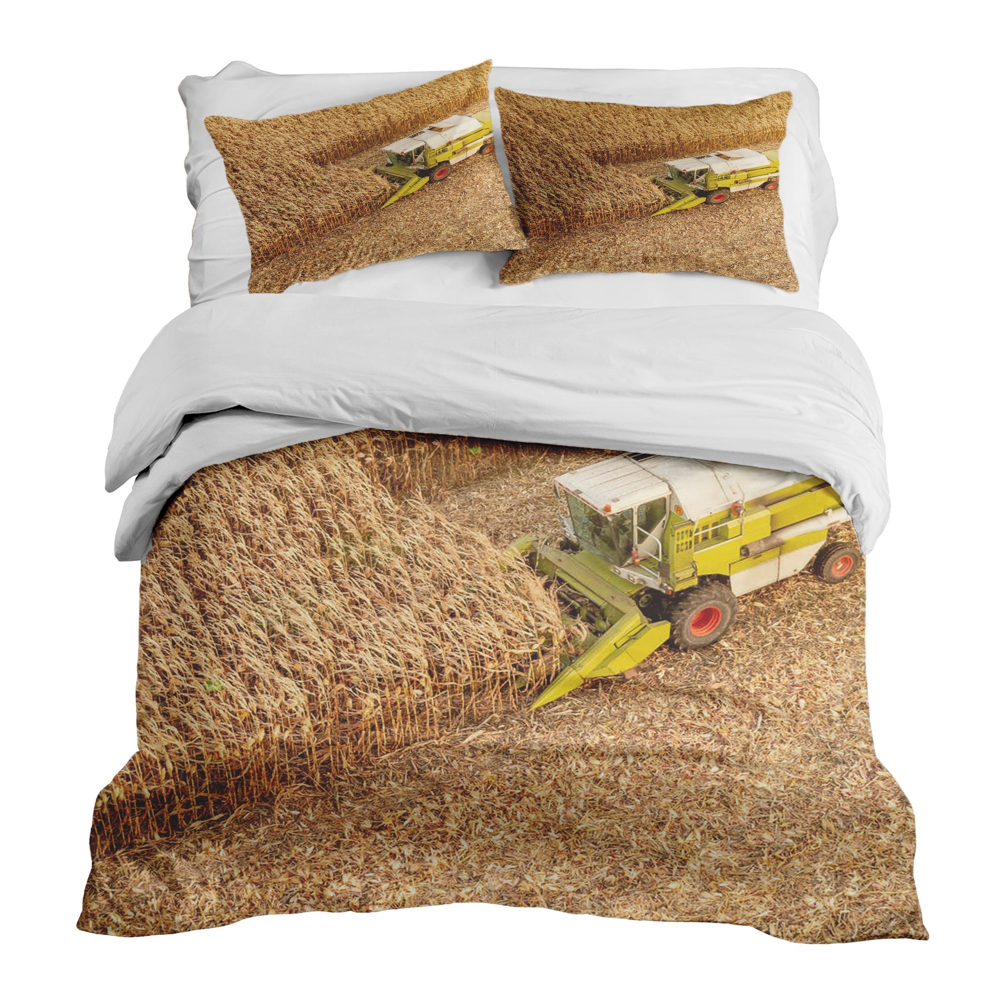 Set di biancheria da letto con coperta terapeutica Trattore sul campo