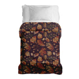 Coperta terapeutica originale - Rivestimento in cotone foglie autunnali marroni