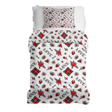 Set di biancheria da letto con coperta terapeutica amore misto