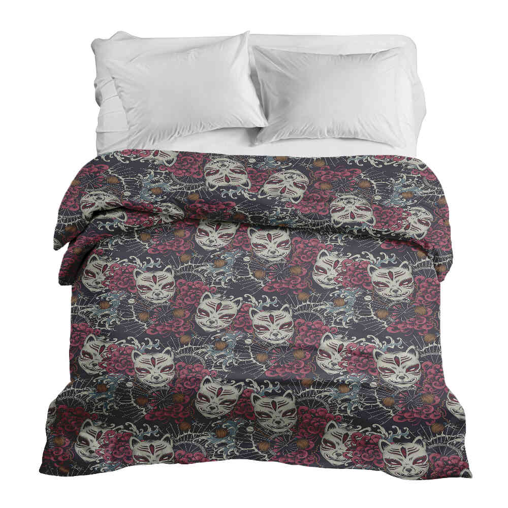 Coperta terapeutica originale - Rivestimento in cotone Gatto spaventoso