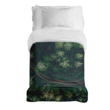 Coperta terapeutica originale - Rivestimento in cotone Strada nella foresta