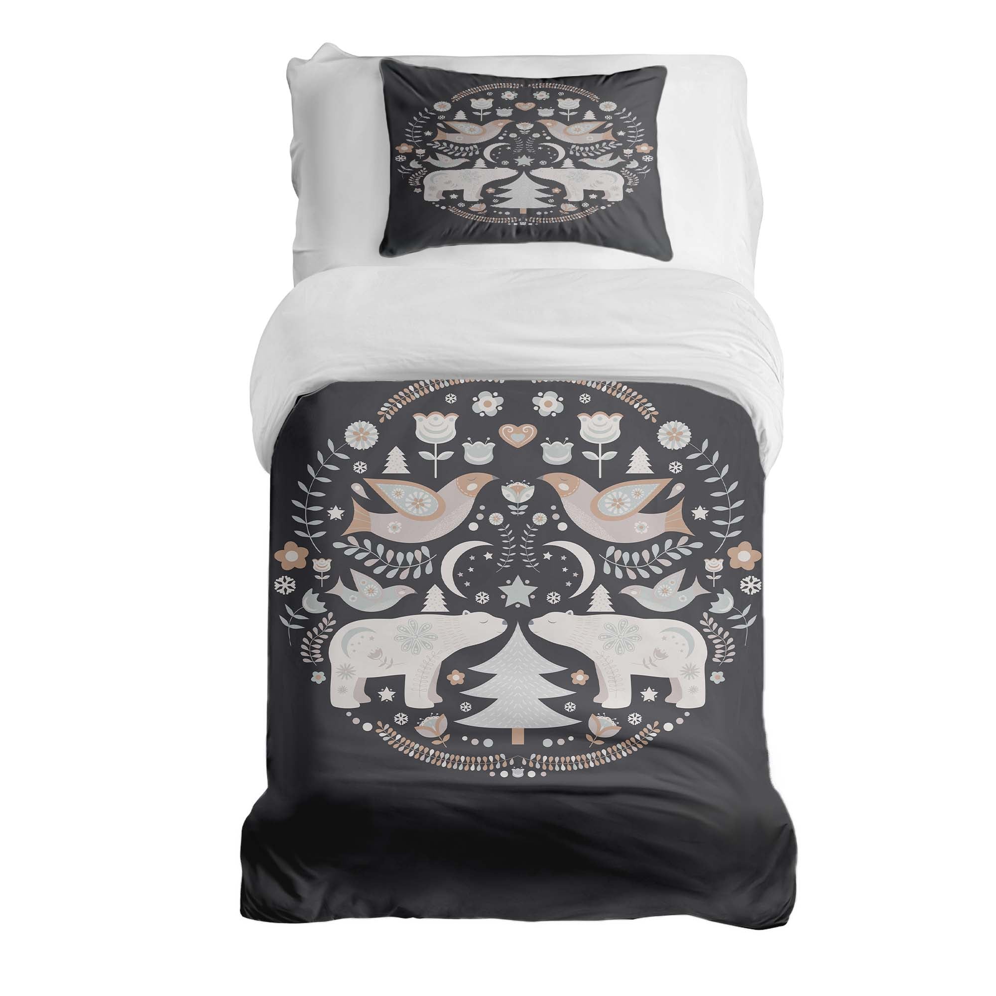 Set di biancheria da letto con coperta terapeutica Natale a Mosca