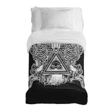 Coperta terapeutica originale - Rivestimento in cotone nero Occhio 2