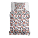 Set di biancheria da letto con coperte terapeutiche pesci grigi