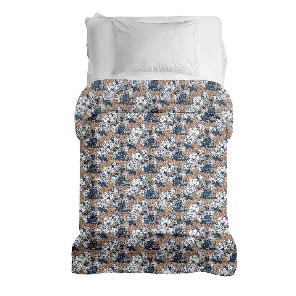 Coperta terapeutica originale - Rivestimento in cotone con fiori