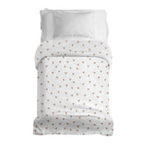 Coperta terapeutica originale - Rivestimento in cotone bianco con cuoricini