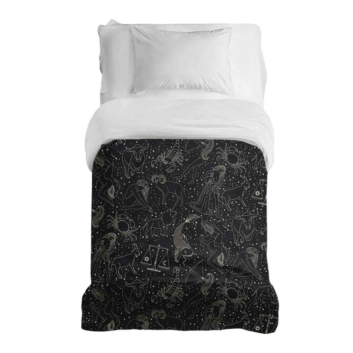 Coperta terapeutica originale - Rivestimento in cotone nero oroscopo