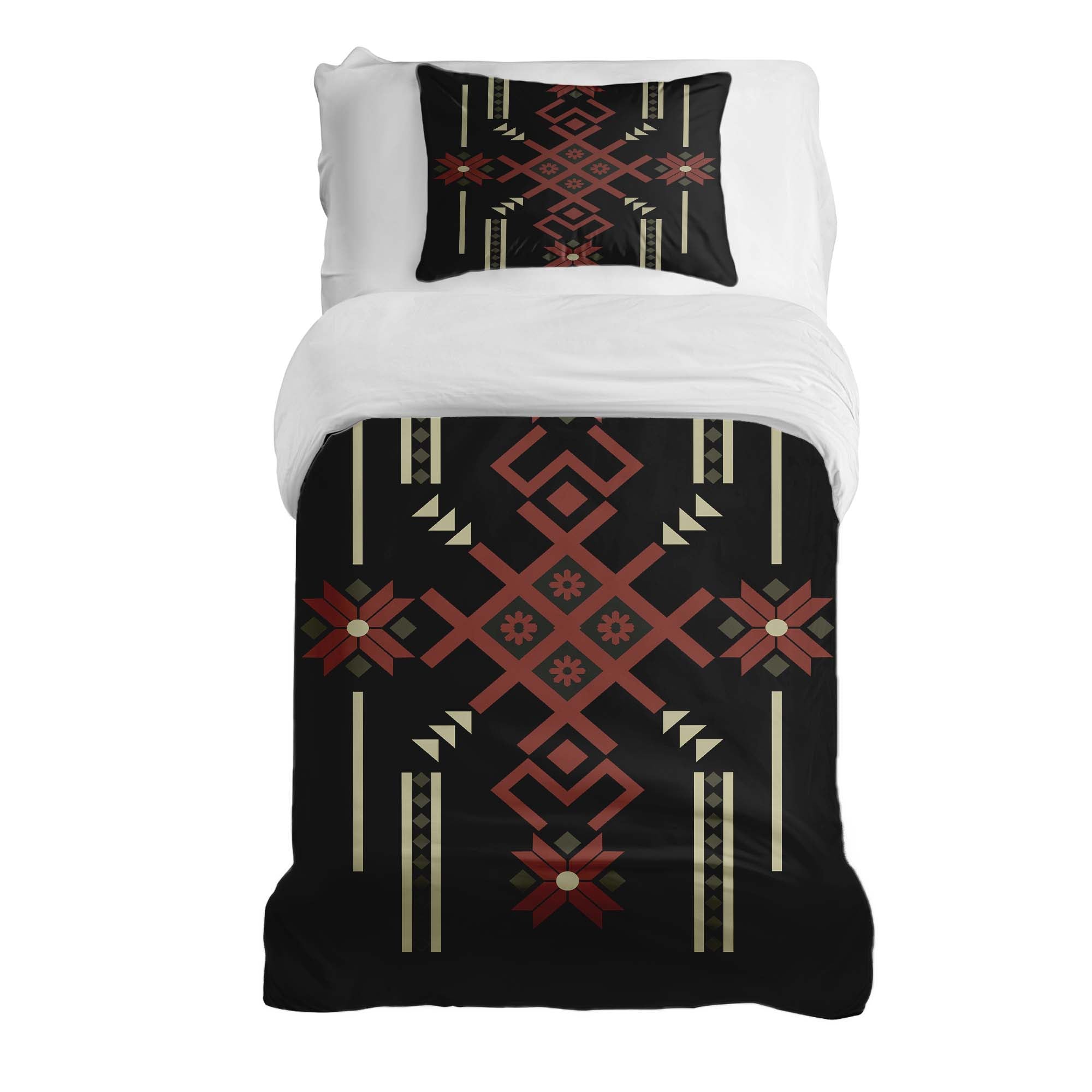 Set di biancheria da letto con coperta terapeutica e grande fiocco di neve