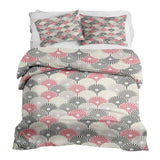 Set di biancheria da letto con coperte terapeutiche fiori astratti colorati