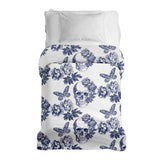 Coperta terapeutica originale - Rivestimento in cotone fiori teschio