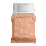Coperta terapeutica originale - Rivestimento in cotone arancione con zucca