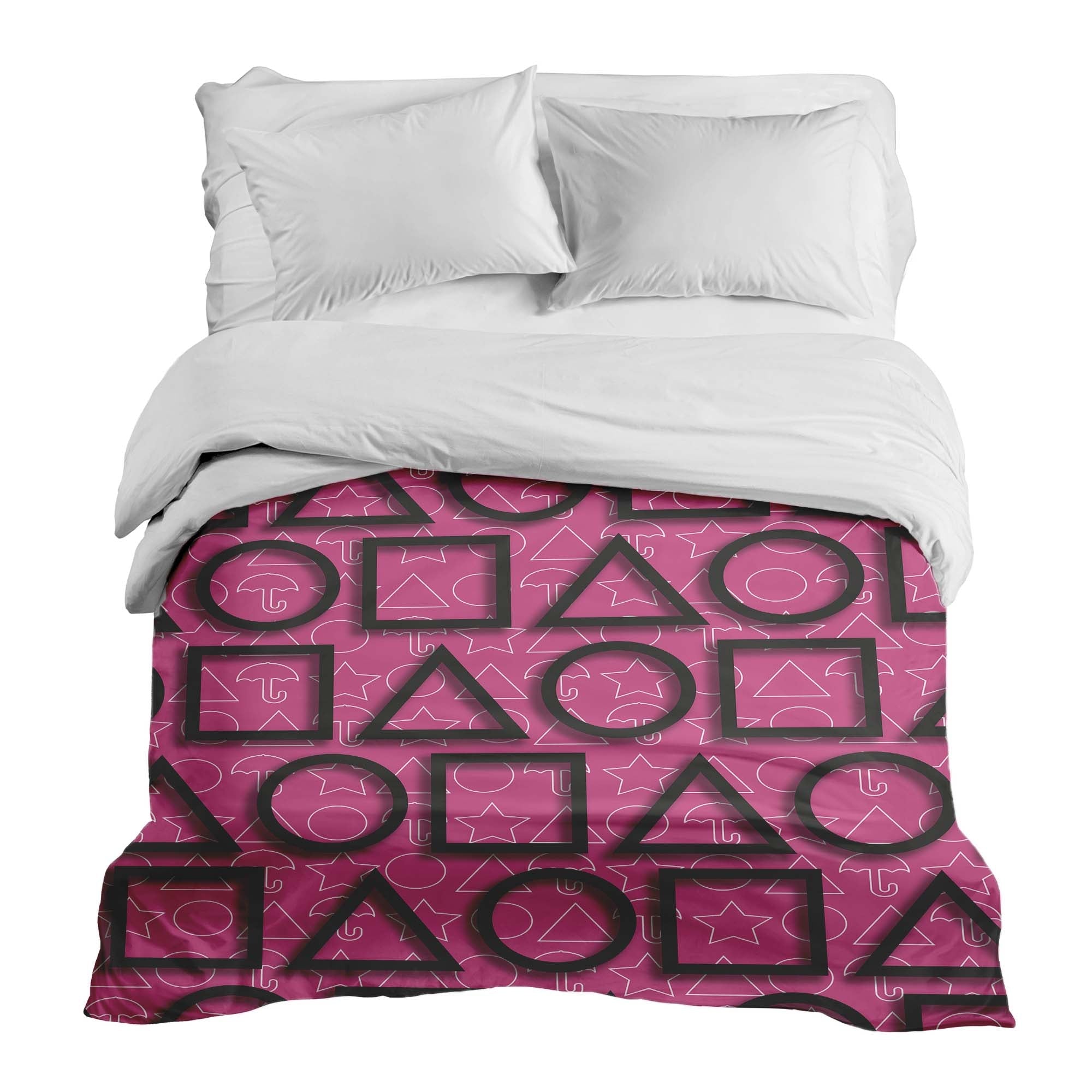 Coperta terapeutica originale - Rivestimento in cotone Pink Squid