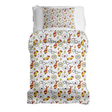 Set di biancheria da letto con coperta terapeutica bianca magia scuola