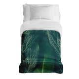 Coperta terapeutica originale - Rivestimento in cotone Foglie verdi