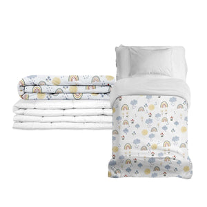 Coperta terapeutica originale - Coperta ponderata arcobaleno con rivestimento in cotone per bambini