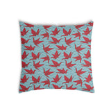 Cuscino salute rosso origami