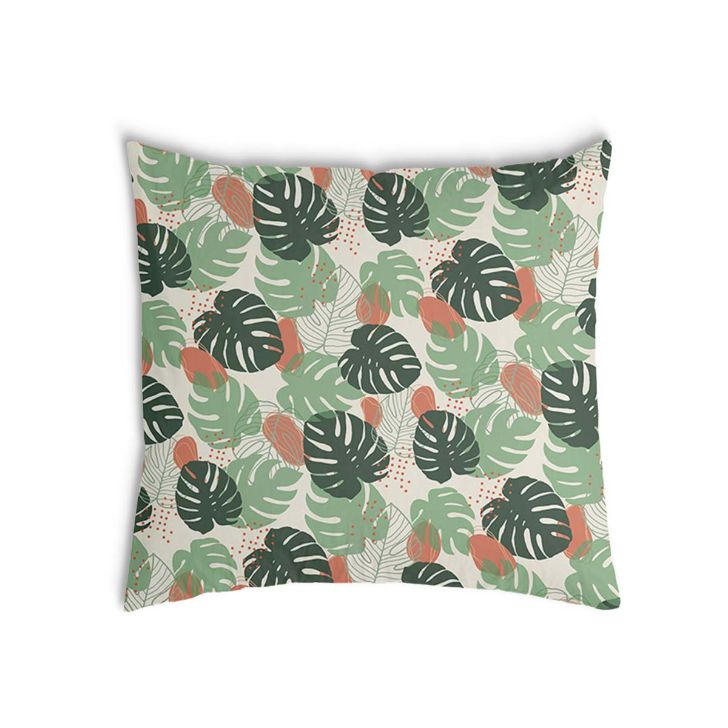 Cuscino salute Monstera chiara