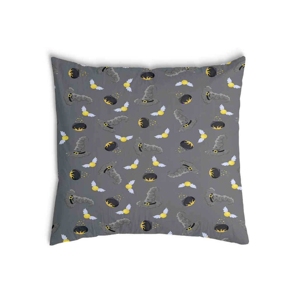 Cuscino salute grigio cappello magico