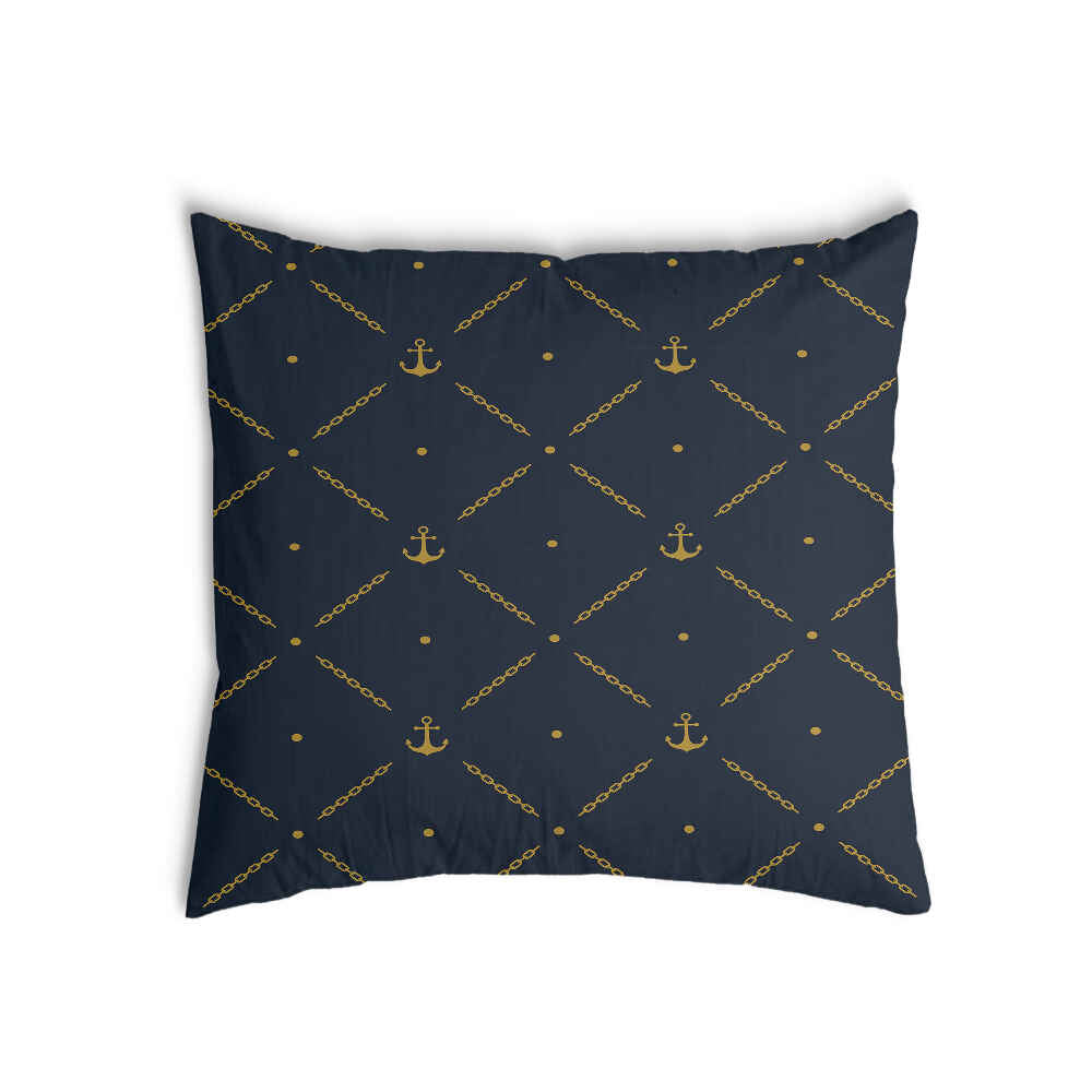 Cuscino sanitario blu con ancora