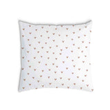 Cuscino salute bianco con cuoricini