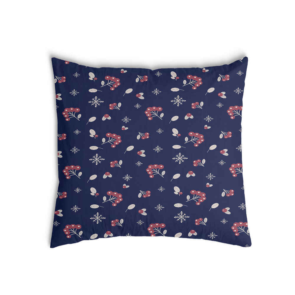 Cuscino salute blu ribes rosso