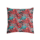 Cuscino salute astratto rosso