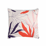 Cuscino sanitario beige con foglie colorate