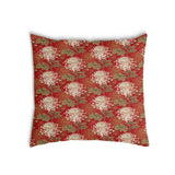 Cuscino salute rosso grande fiore