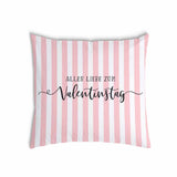 Cuscino salute a righe San Valentino