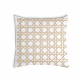 Cuscino sanitario bianco con cerchi beige
